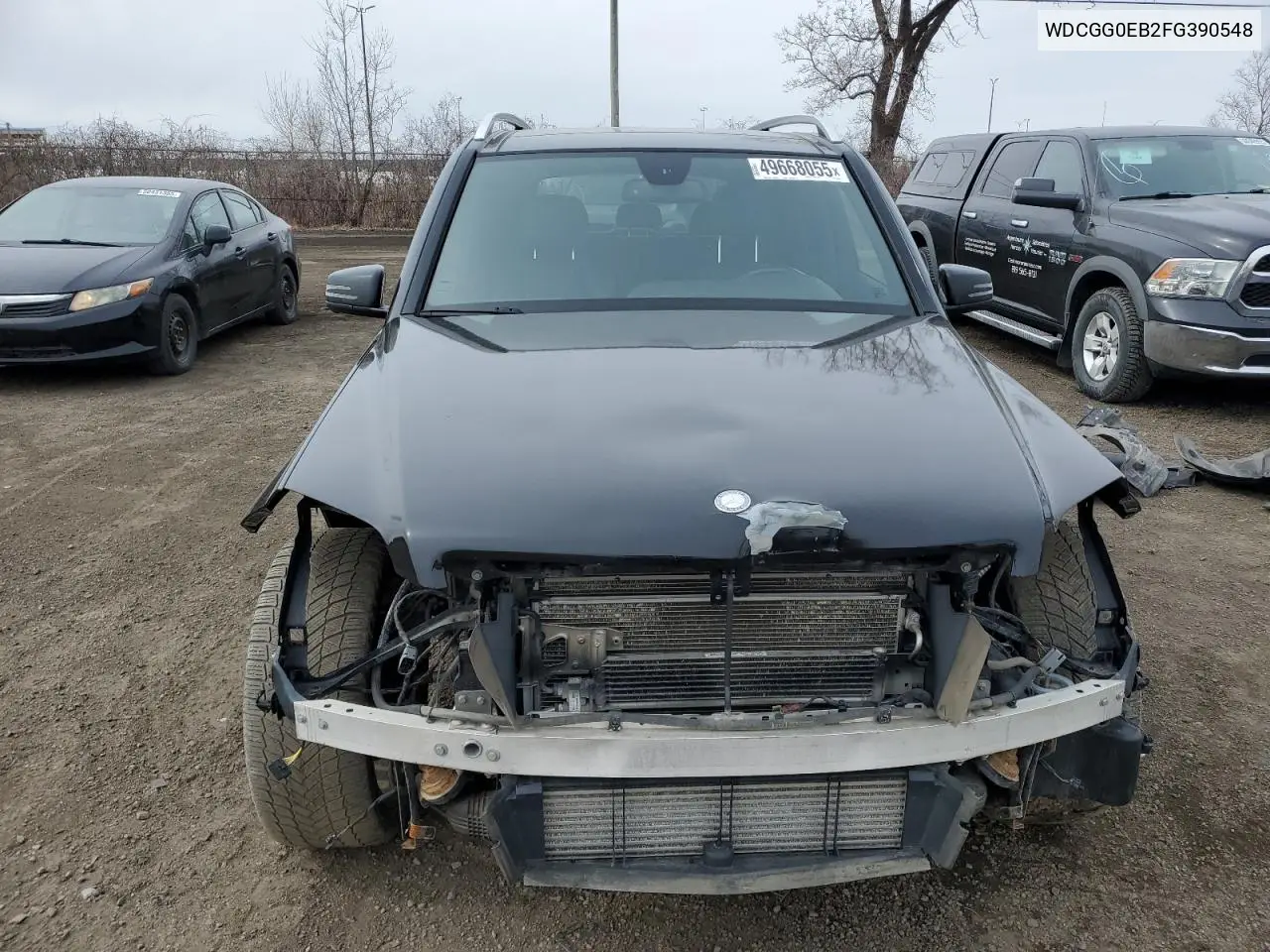 2015 Mercedes-Benz Glk 250 Bluetec VIN: WDCGG0EB2FG390548 Lot: 49668055