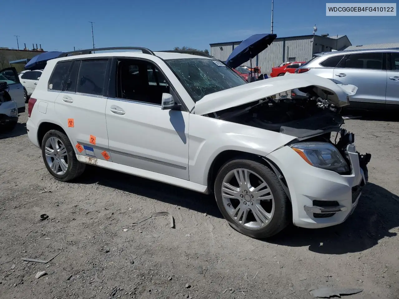 2015 Mercedes-Benz Glk 250 Bluetec VIN: WDCGG0EB4FG410122 Lot: 54103005