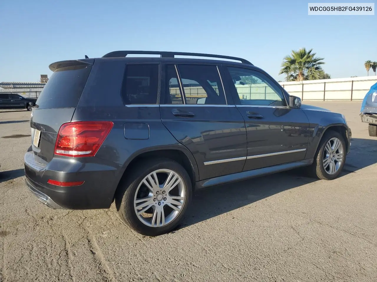 2015 Mercedes-Benz Glk 350 VIN: WDCGG5HB2FG439126 Lot: 56516365
