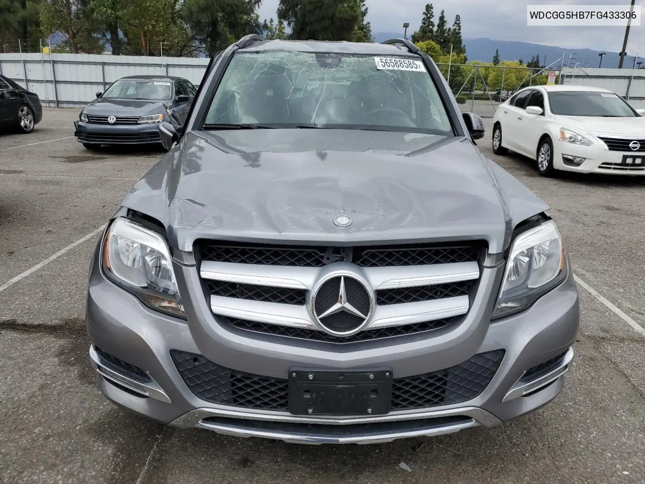 2015 Mercedes-Benz Glk 350 VIN: WDCGG5HB7FG433306 Lot: 56588585
