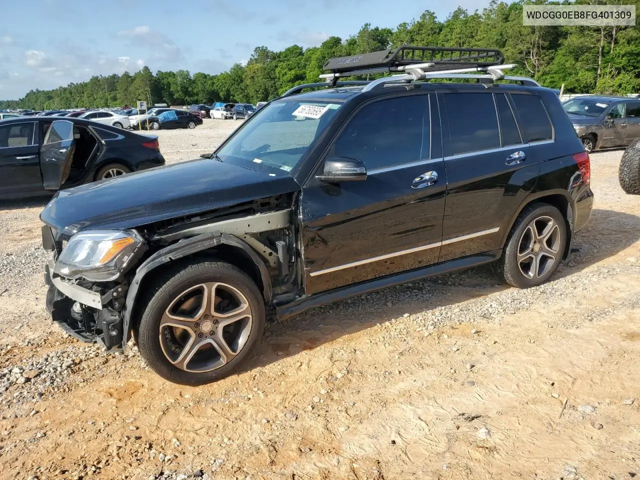 2015 Mercedes-Benz Glk 250 Bluetec VIN: WDCGG0EB8FG401309 Lot: 56760695