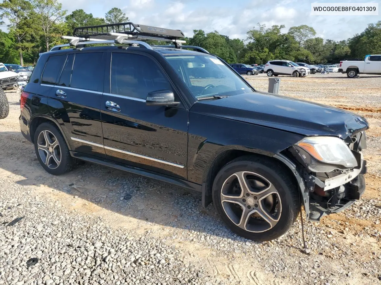 2015 Mercedes-Benz Glk 250 Bluetec VIN: WDCGG0EB8FG401309 Lot: 56760695