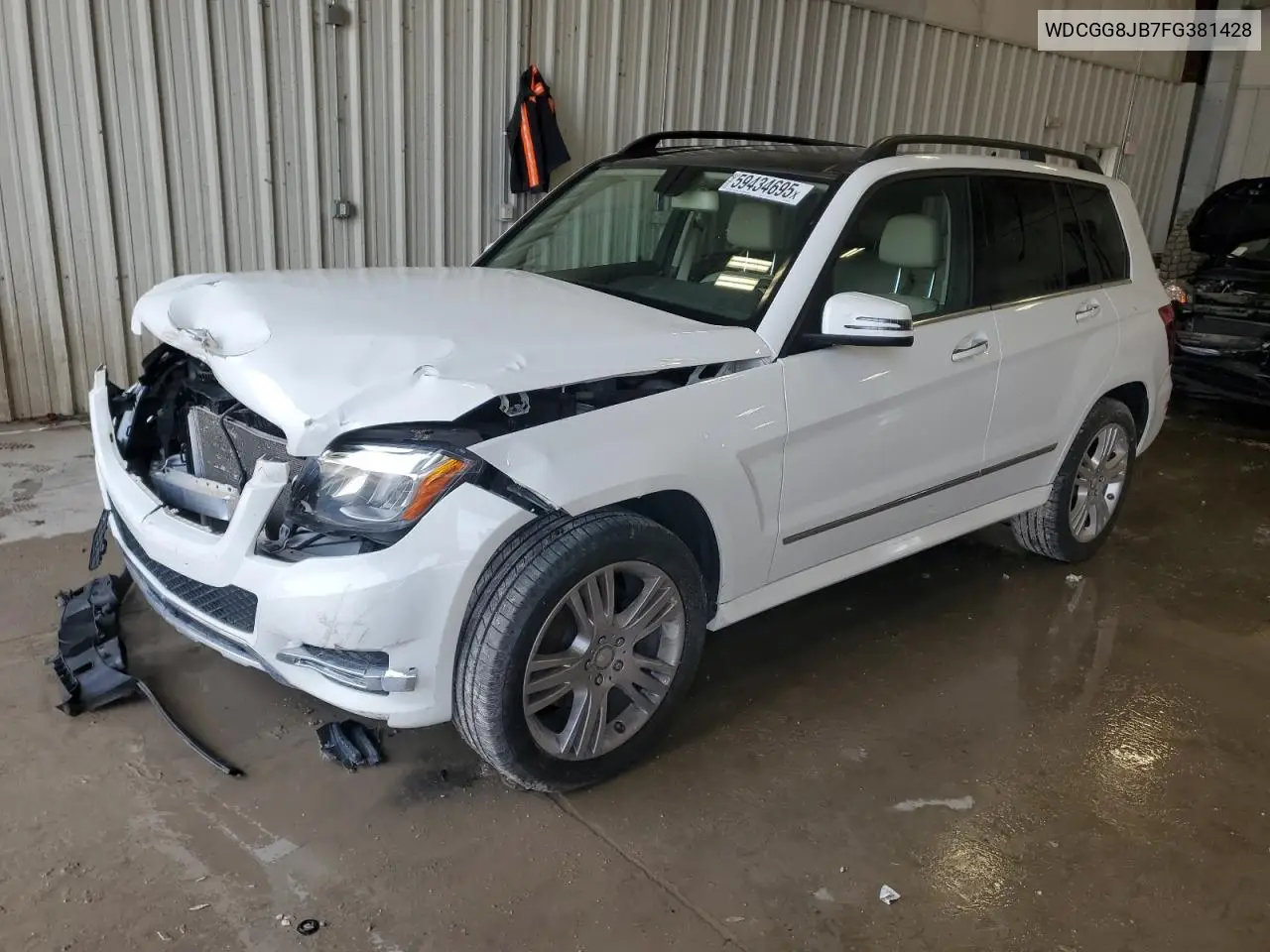 2015 Mercedes-Benz Glk 350 4Matic VIN: WDCGG8JB7FG381428 Lot: 59434695