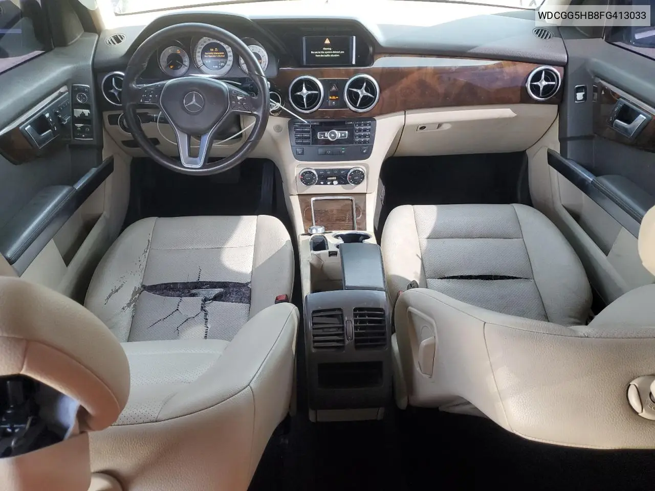 2015 Mercedes-Benz Glk 350 VIN: WDCGG5HB8FG413033 Lot: 62204835
