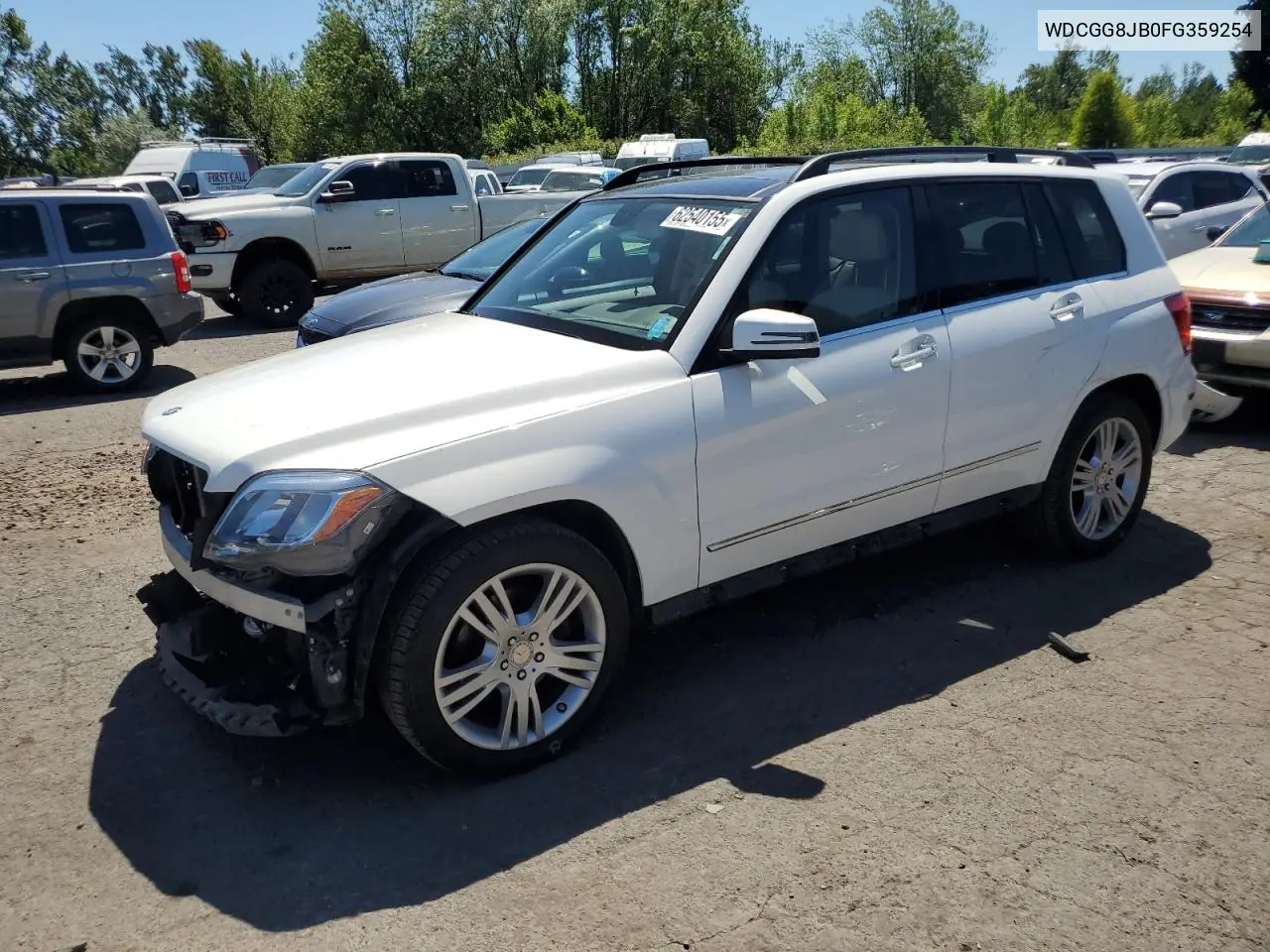 2015 Mercedes-Benz Glk 350 4Matic VIN: WDCGG8JB0FG359254 Lot: 62540155