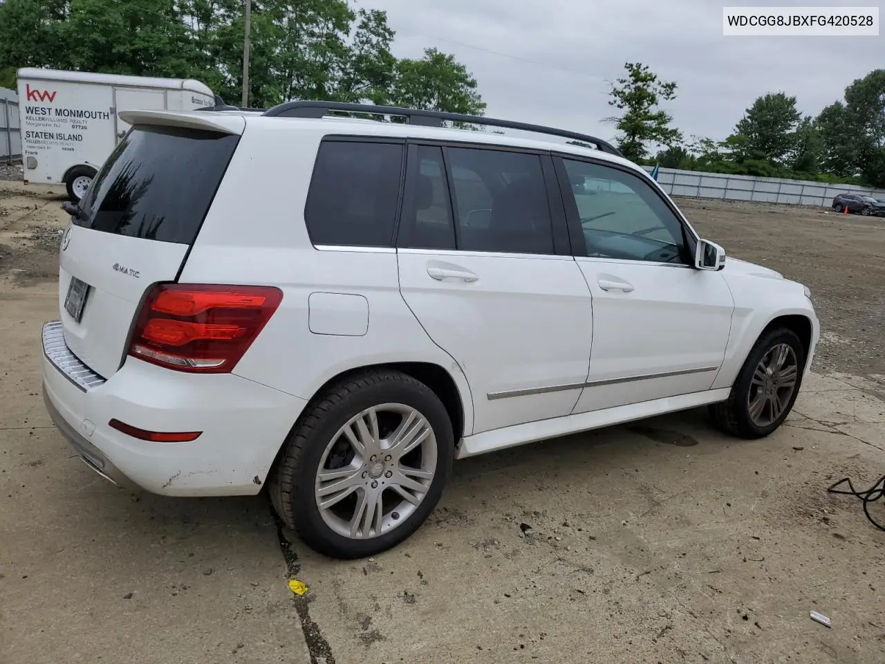 2015 Mercedes-Benz Glk 350 4Matic VIN: WDCGG8JBXFG420528 Lot: 62682655
