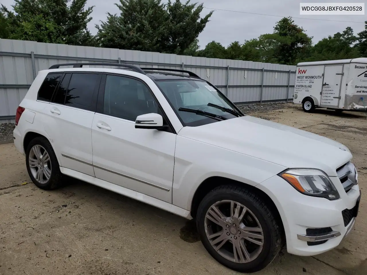 2015 Mercedes-Benz Glk 350 4Matic VIN: WDCGG8JBXFG420528 Lot: 62682655