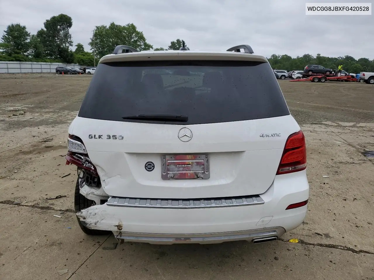 2015 Mercedes-Benz Glk 350 4Matic VIN: WDCGG8JBXFG420528 Lot: 62682655