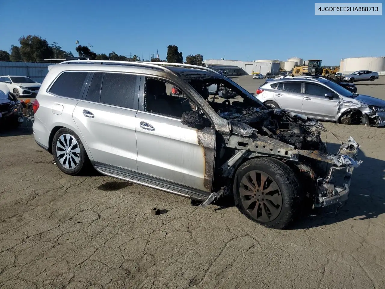 2017 Mercedes-Benz Gls 450 4Matic VIN: 4JGDF6EE2HA888713 Lot: 46709865