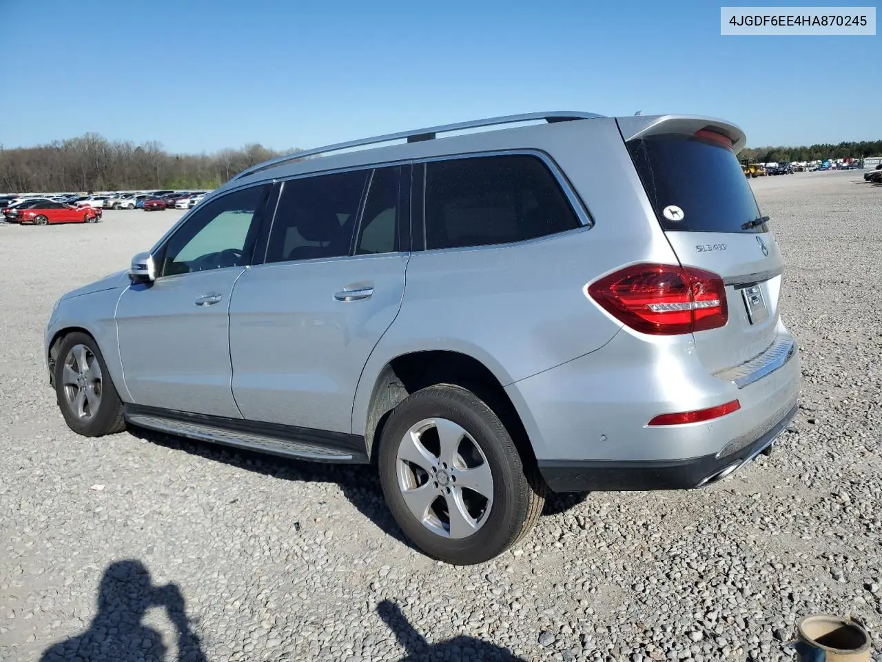2017 Mercedes-Benz Gls 450 4Matic VIN: 4JGDF6EE4HA870245 Lot: 49975565