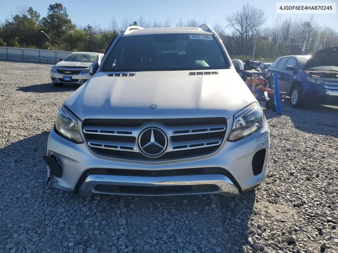 2017 Mercedes-Benz Gls 450 4Matic VIN: 4JGDF6EE4HA870245 Lot: 49975565
