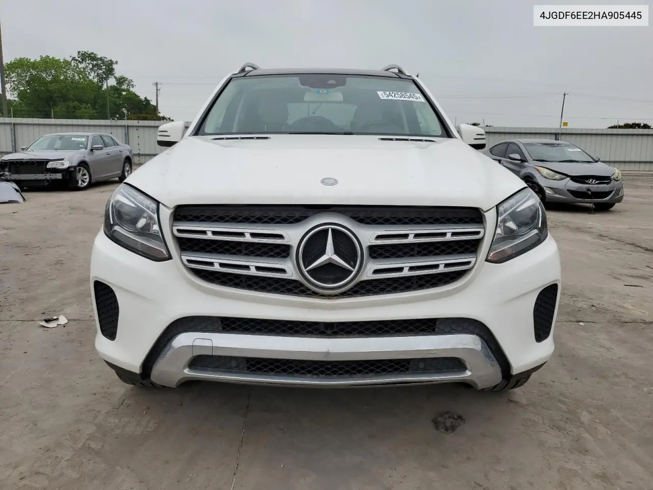2017 Mercedes-Benz Gls 450 4Matic VIN: 4JGDF6EE2HA905445 Lot: 54258545