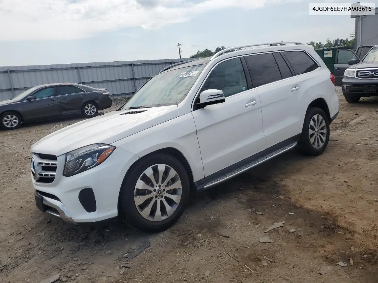 2017 Mercedes-Benz Gls 450 4Matic VIN: 4JGDF6EE7HA908616 Lot: 54451415