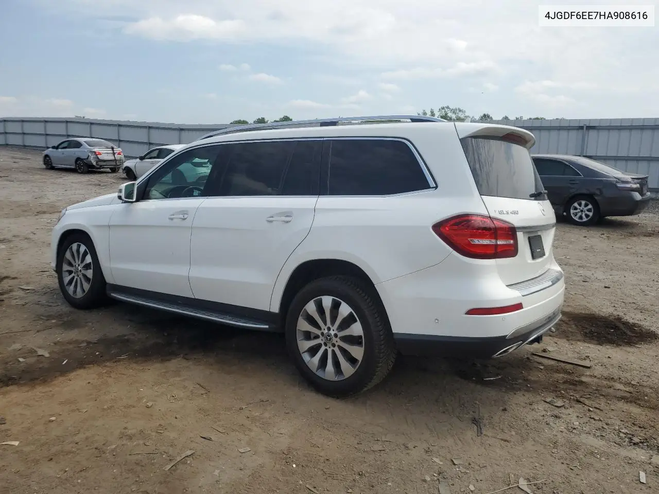 2017 Mercedes-Benz Gls 450 4Matic VIN: 4JGDF6EE7HA908616 Lot: 54451415