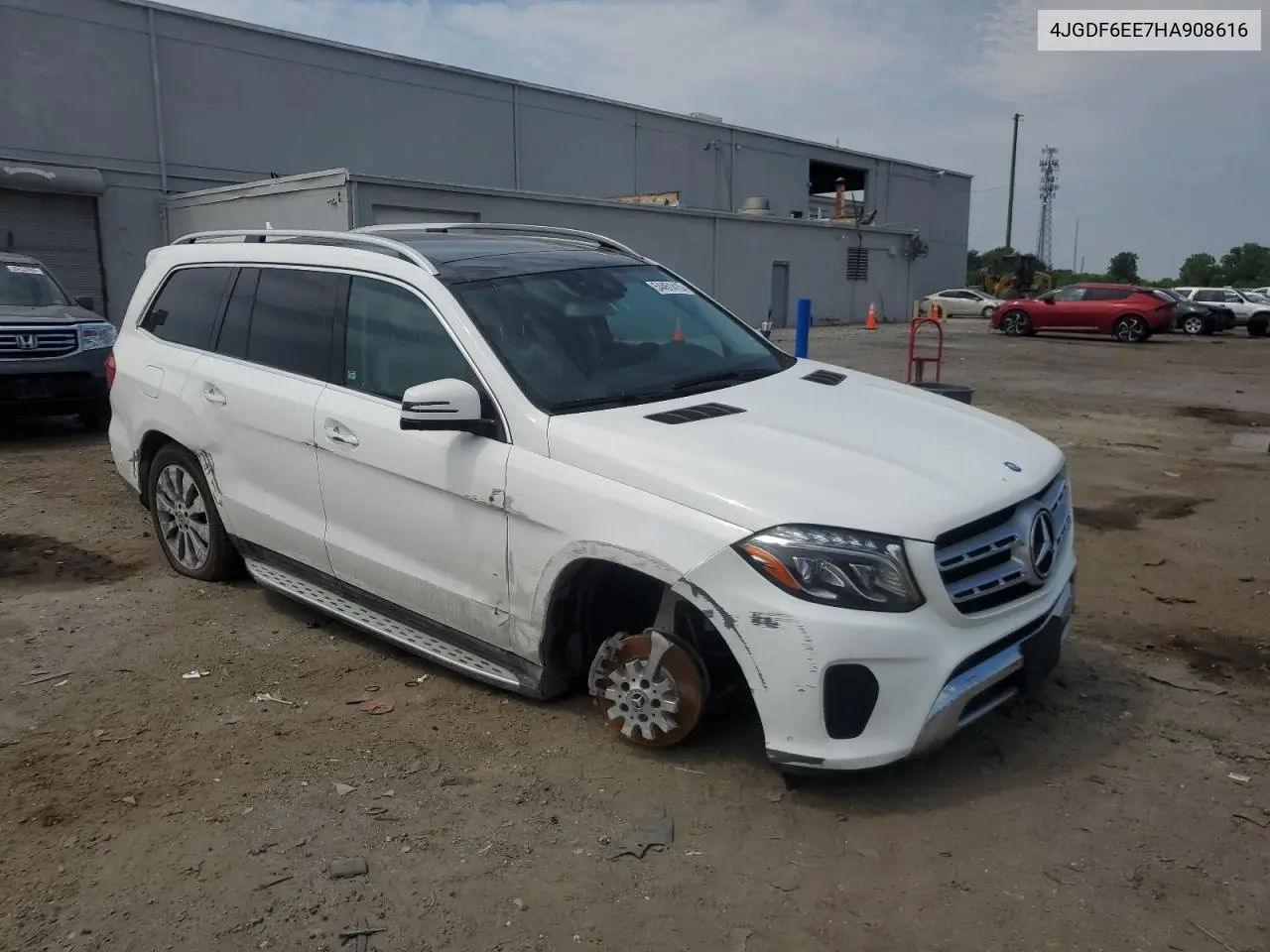 2017 Mercedes-Benz Gls 450 4Matic VIN: 4JGDF6EE7HA908616 Lot: 54451415