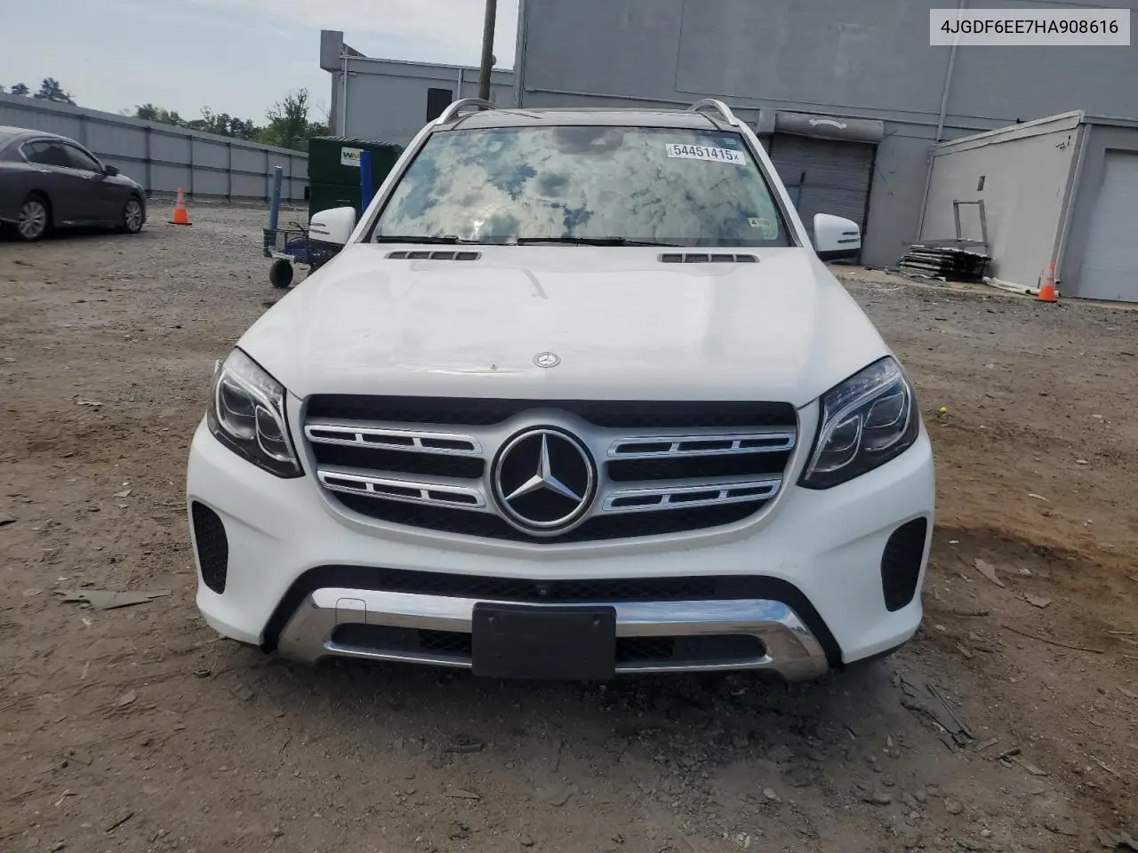 2017 Mercedes-Benz Gls 450 4Matic VIN: 4JGDF6EE7HA908616 Lot: 54451415