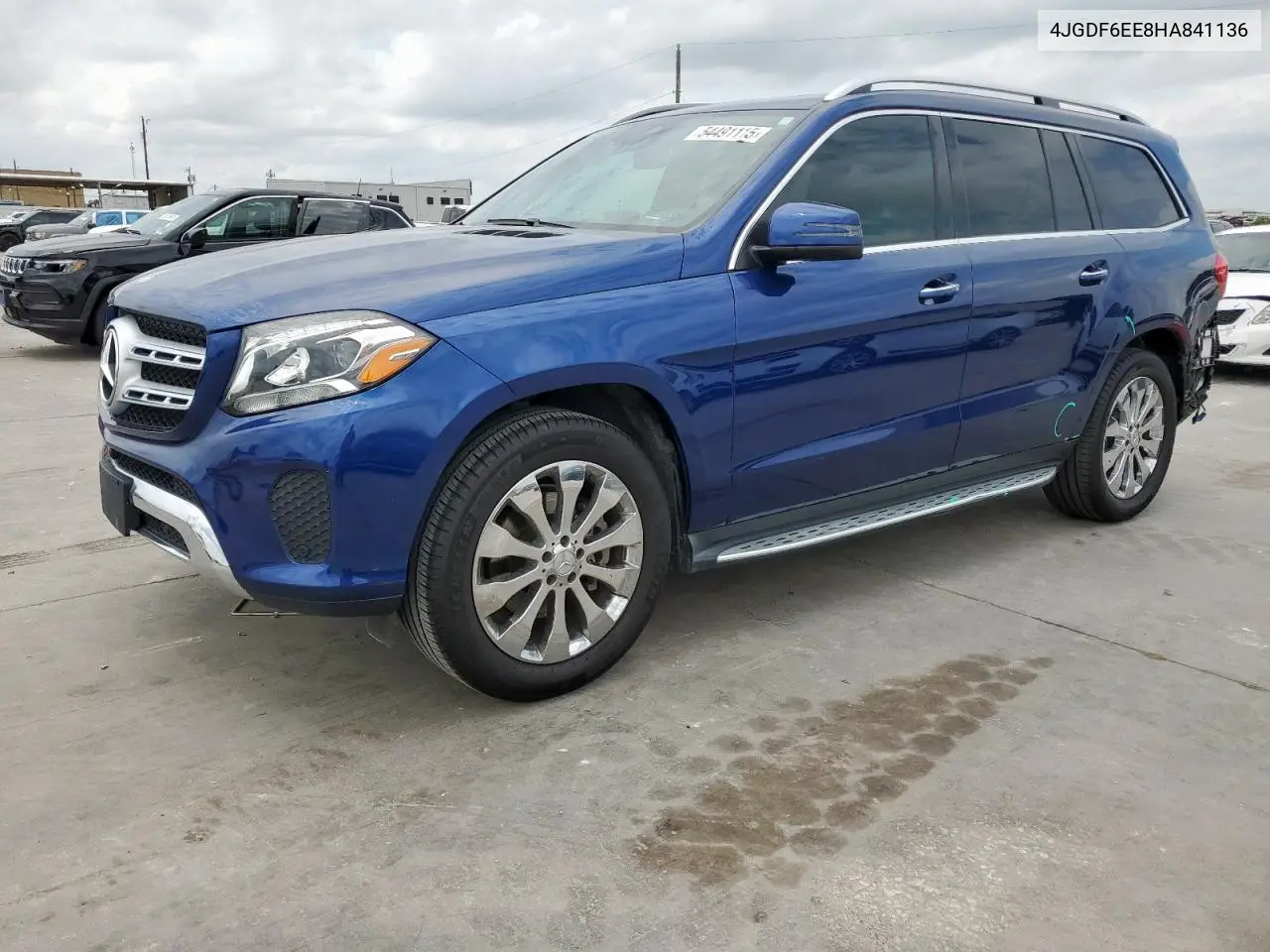 2017 Mercedes-Benz Gls 450 4Matic VIN: 4JGDF6EE8HA841136 Lot: 54491115