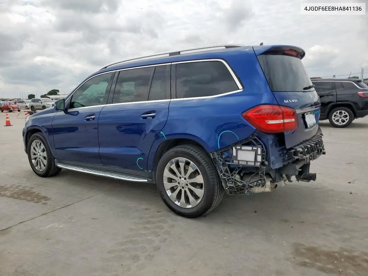2017 Mercedes-Benz Gls 450 4Matic VIN: 4JGDF6EE8HA841136 Lot: 54491115
