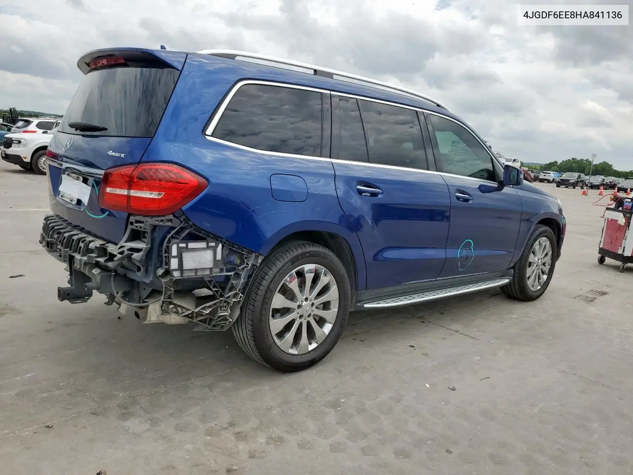 2017 Mercedes-Benz Gls 450 4Matic VIN: 4JGDF6EE8HA841136 Lot: 54491115