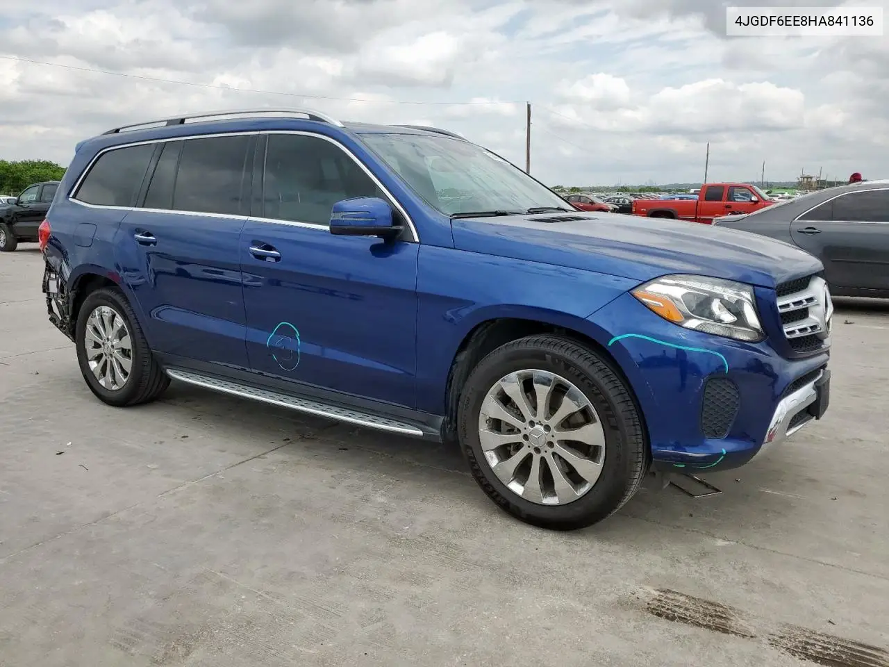 2017 Mercedes-Benz Gls 450 4Matic VIN: 4JGDF6EE8HA841136 Lot: 54491115