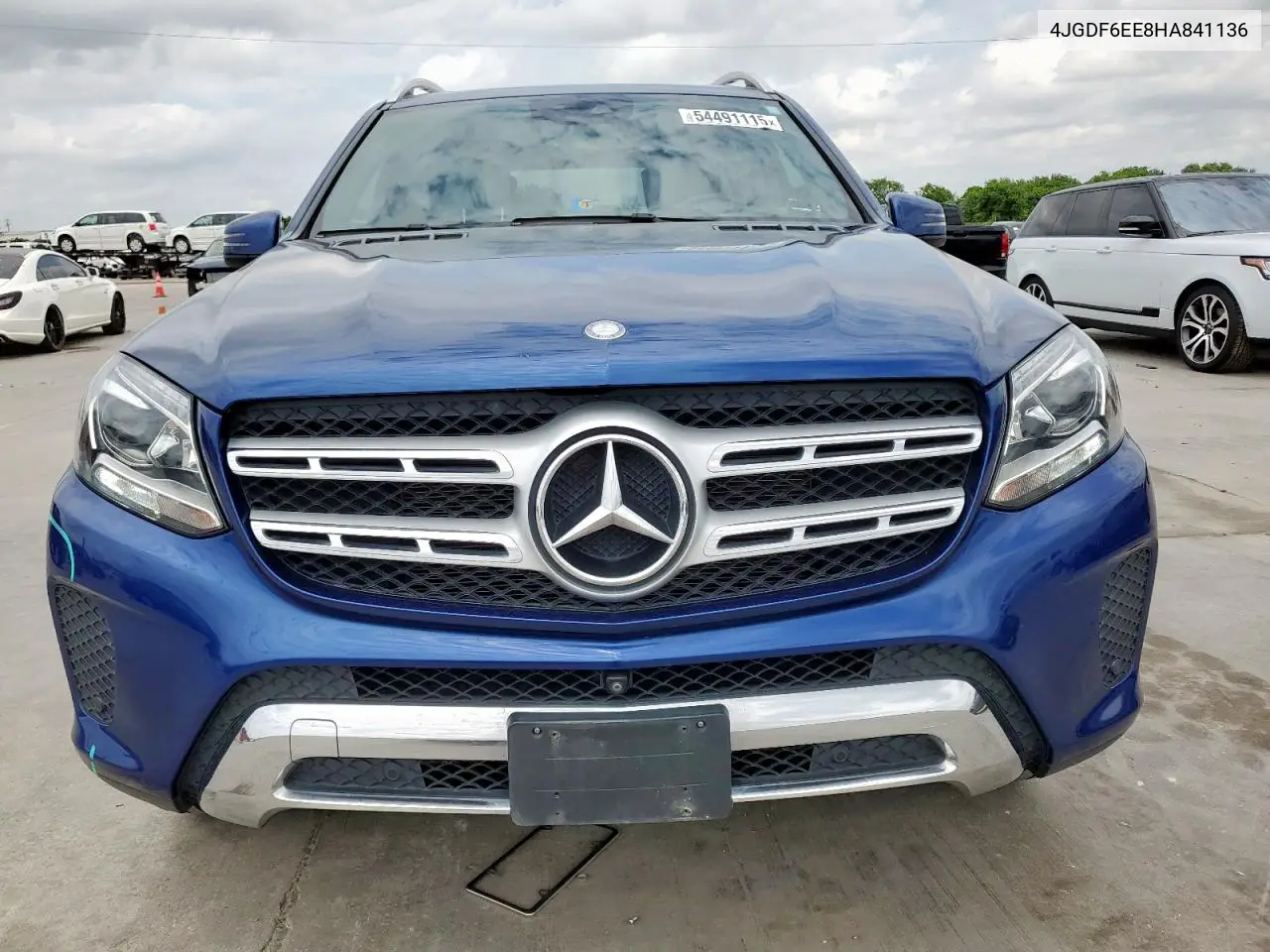 2017 Mercedes-Benz Gls 450 4Matic VIN: 4JGDF6EE8HA841136 Lot: 54491115