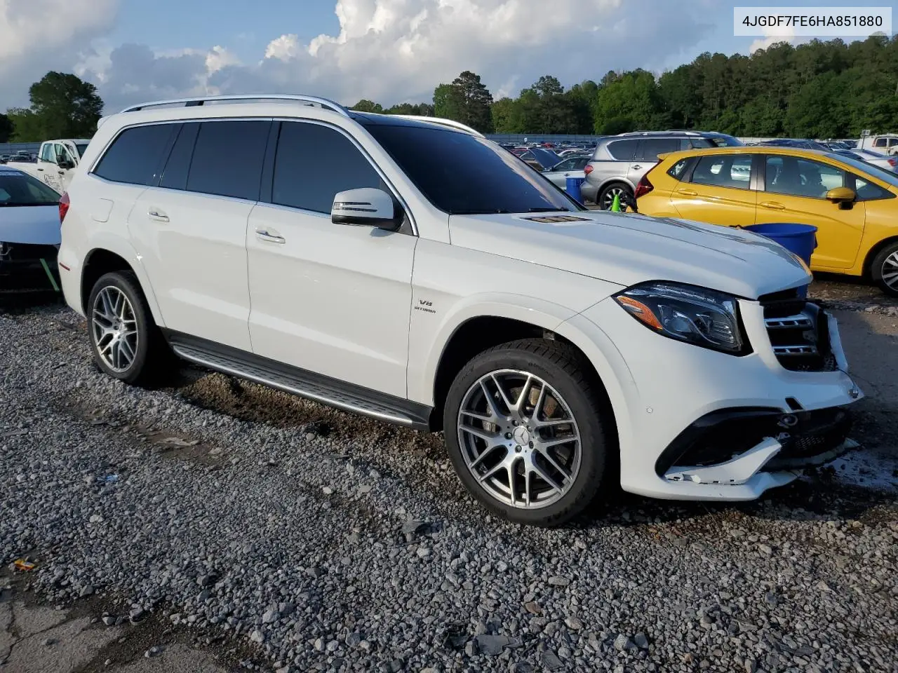 2017 Mercedes-Benz Gls 63 Amg 4Matic VIN: 4JGDF7FE6HA851880 Lot: 54667095