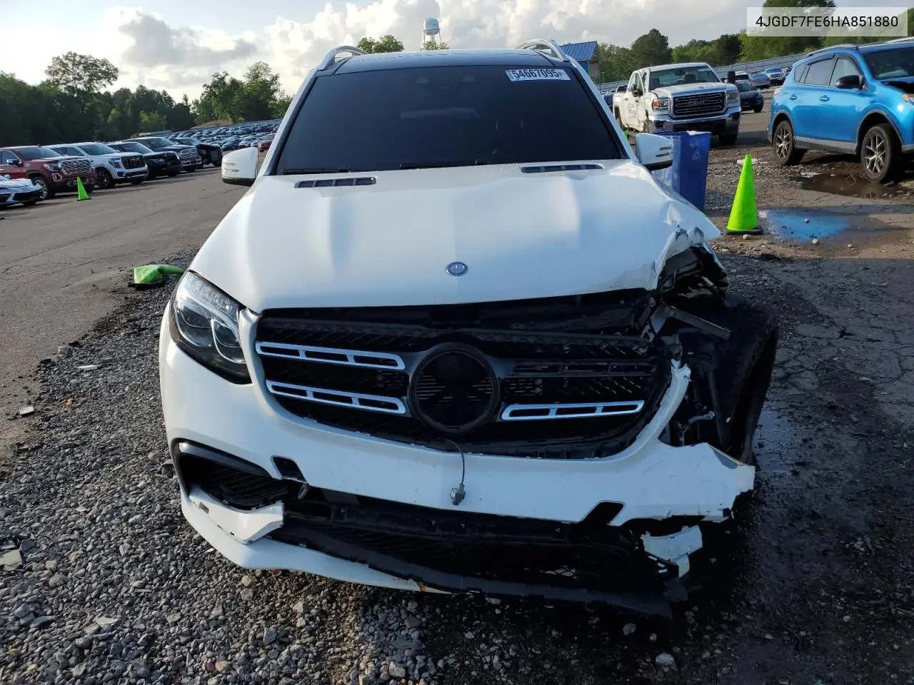 2017 Mercedes-Benz Gls 63 Amg 4Matic VIN: 4JGDF7FE6HA851880 Lot: 54667095