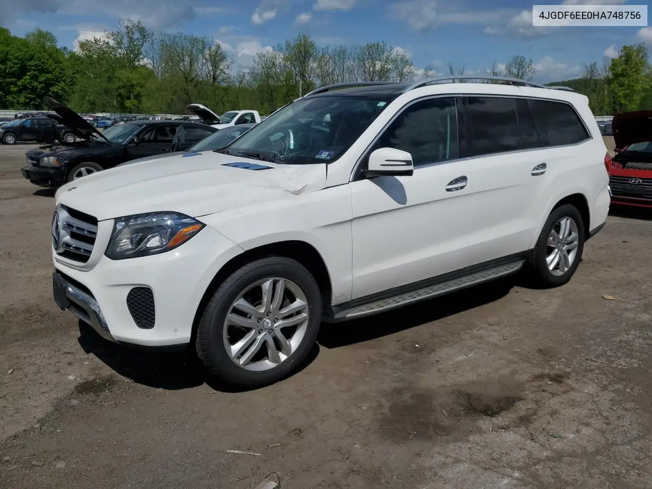 2017 Mercedes-Benz Gls 450 4Matic VIN: 4JGDF6EE0HA748756 Lot: 55153275