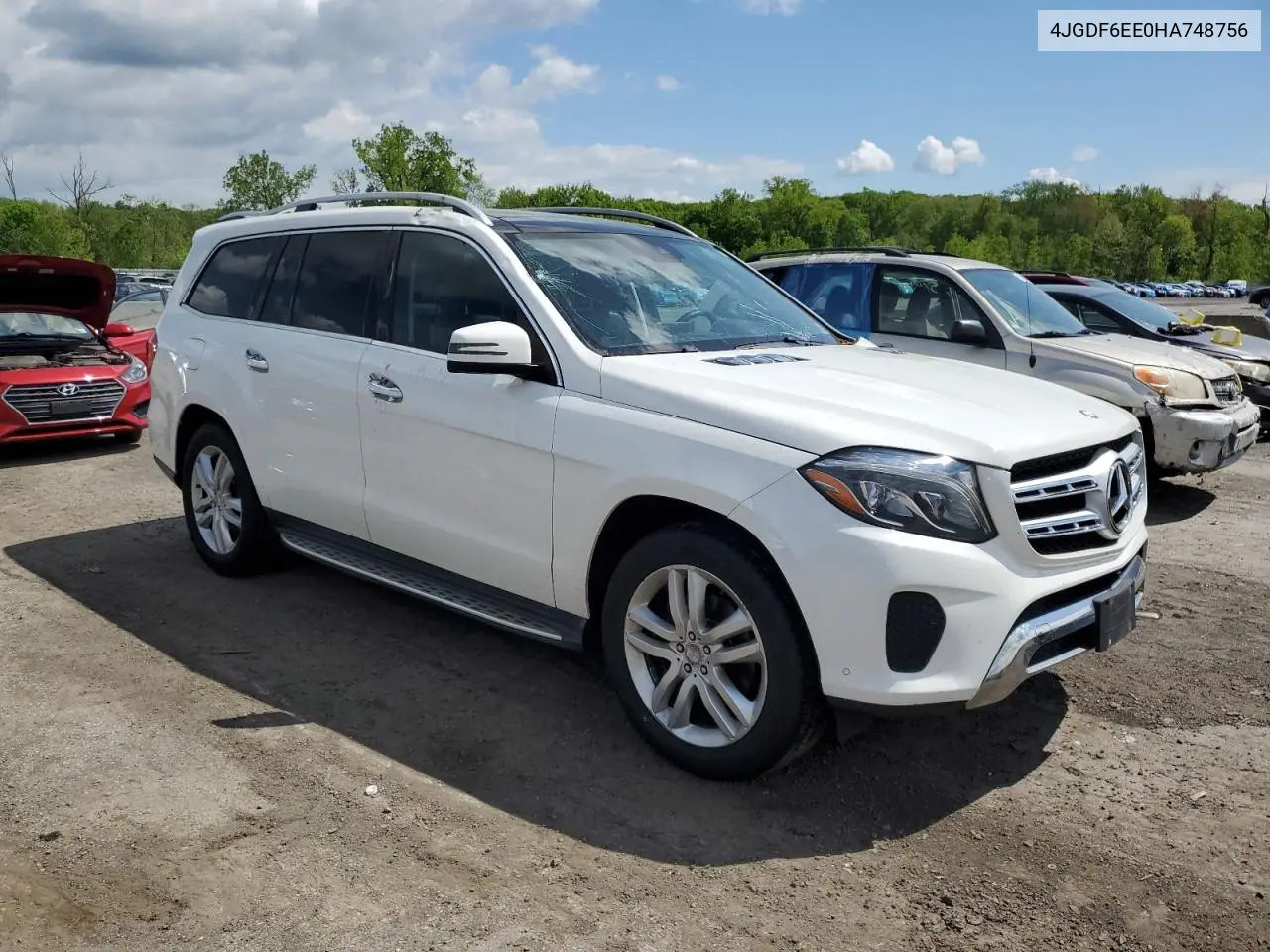 2017 Mercedes-Benz Gls 450 4Matic VIN: 4JGDF6EE0HA748756 Lot: 55153275