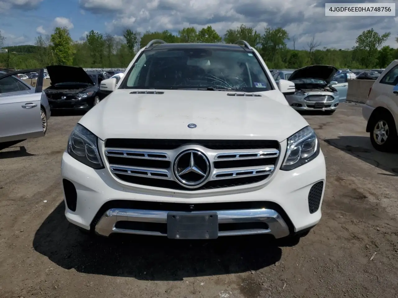 2017 Mercedes-Benz Gls 450 4Matic VIN: 4JGDF6EE0HA748756 Lot: 55153275