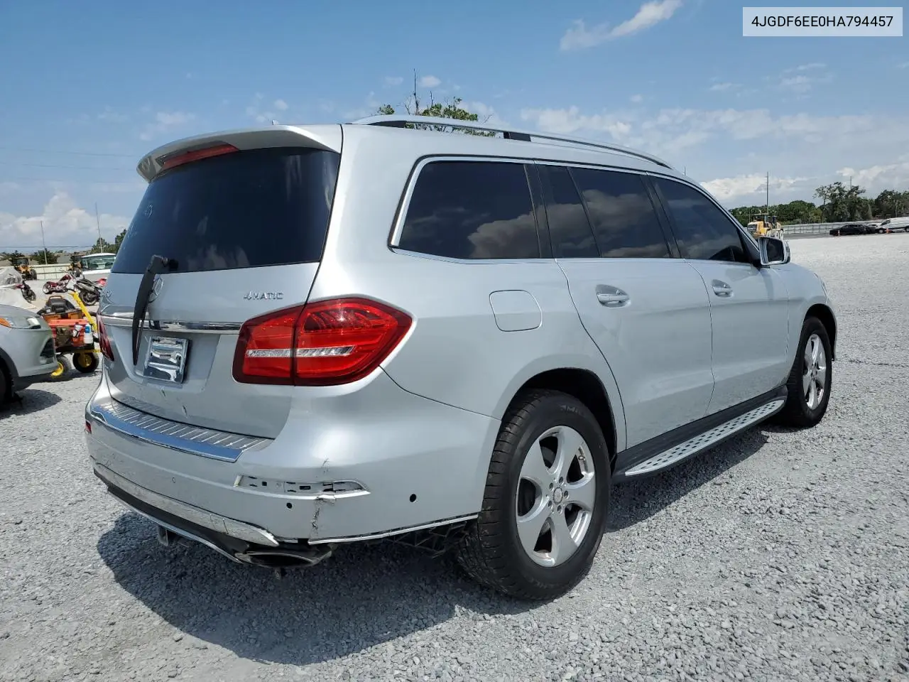 2017 Mercedes-Benz Gls 450 4Matic VIN: 4JGDF6EE0HA794457 Lot: 55566895