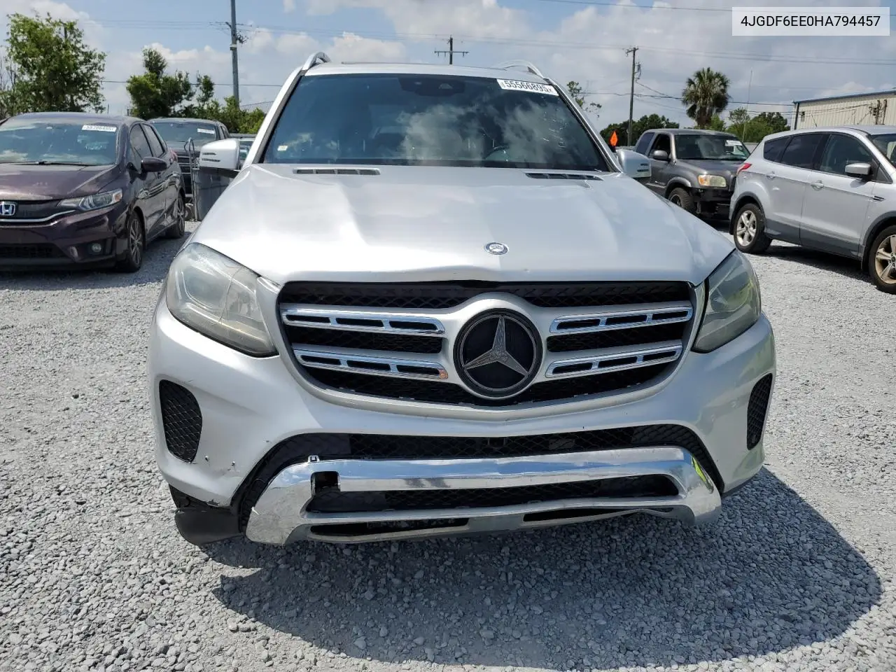 2017 Mercedes-Benz Gls 450 4Matic VIN: 4JGDF6EE0HA794457 Lot: 55566895