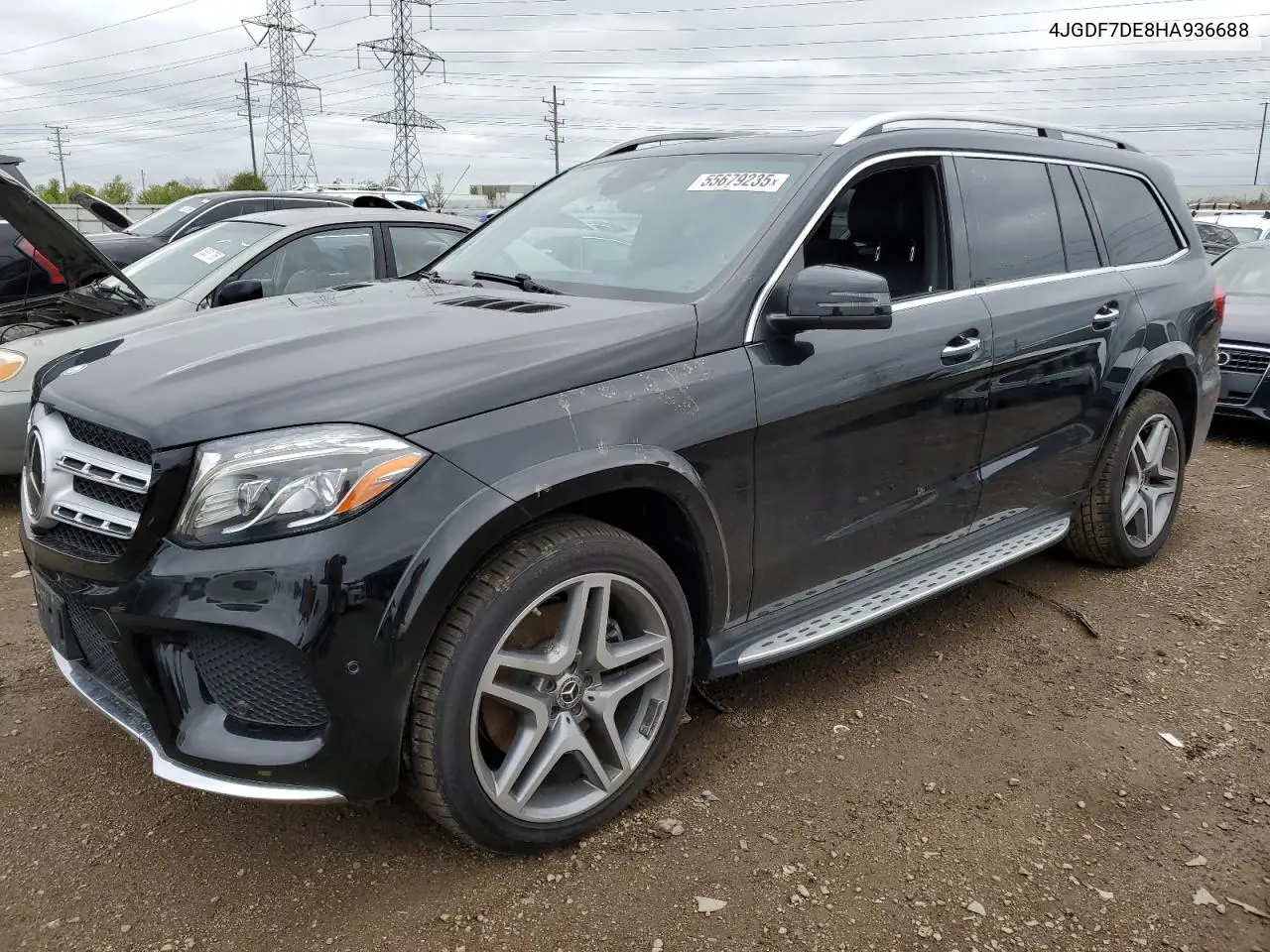 2017 Mercedes-Benz Gls 550 4Matic VIN: 4JGDF7DE8HA936688 Lot: 55679235