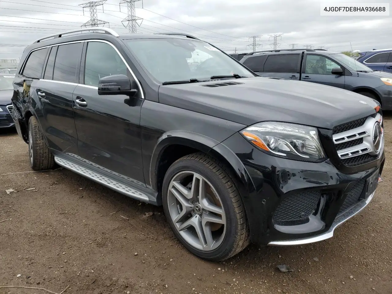 2017 Mercedes-Benz Gls 550 4Matic VIN: 4JGDF7DE8HA936688 Lot: 55679235