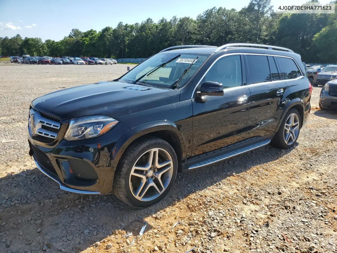 2017 Mercedes-Benz Gls 550 4Matic VIN: 4JGDF7DE9HA771623 Lot: 55745455