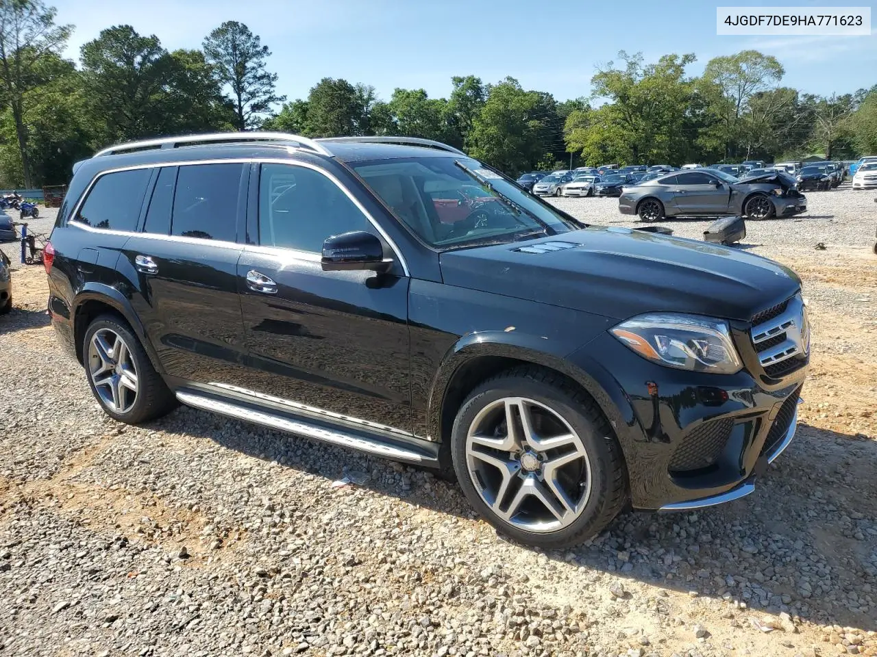 2017 Mercedes-Benz Gls 550 4Matic VIN: 4JGDF7DE9HA771623 Lot: 55745455