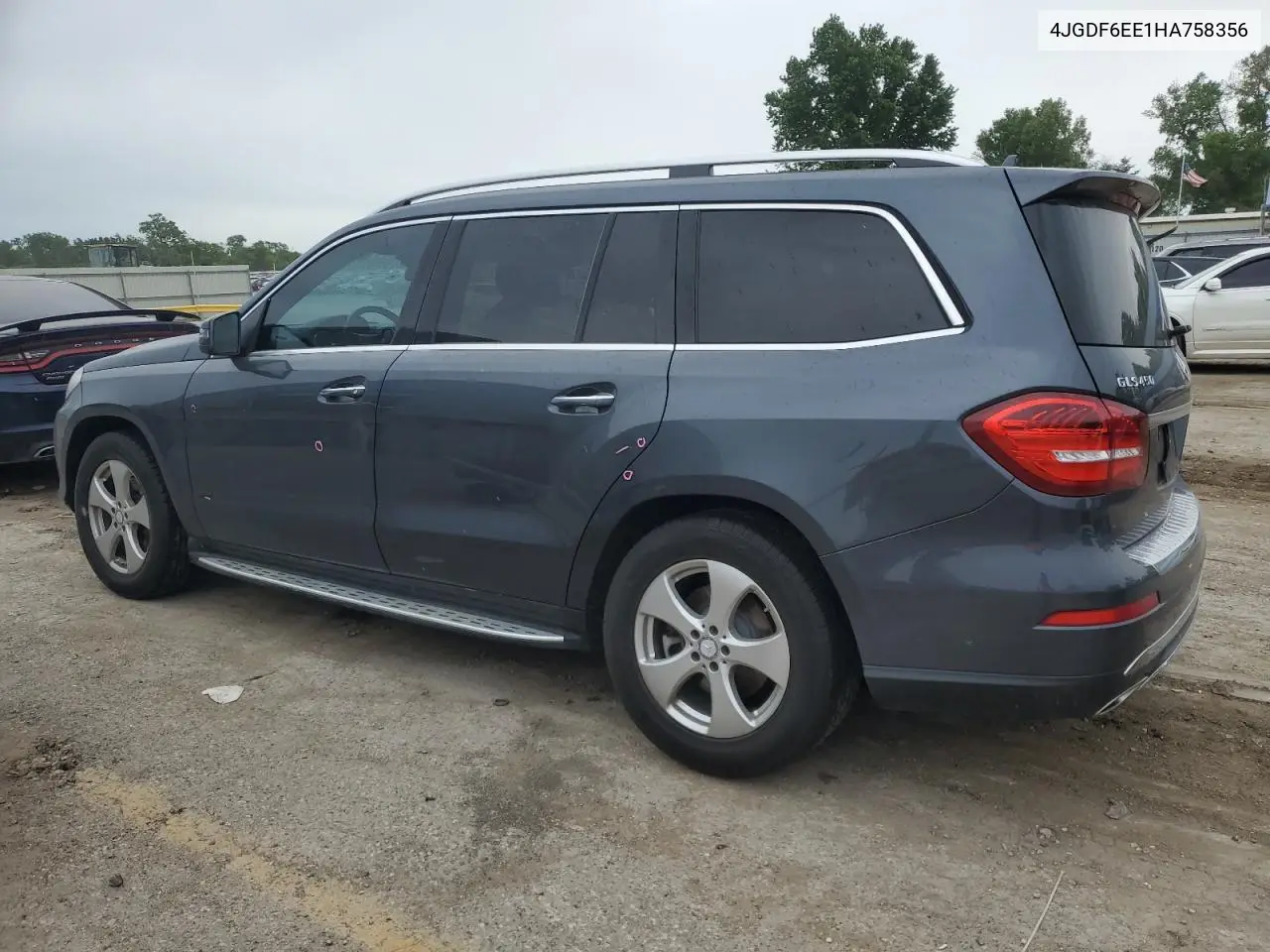 2017 Mercedes-Benz Gls 450 4Matic VIN: 4JGDF6EE1HA758356 Lot: 55816615