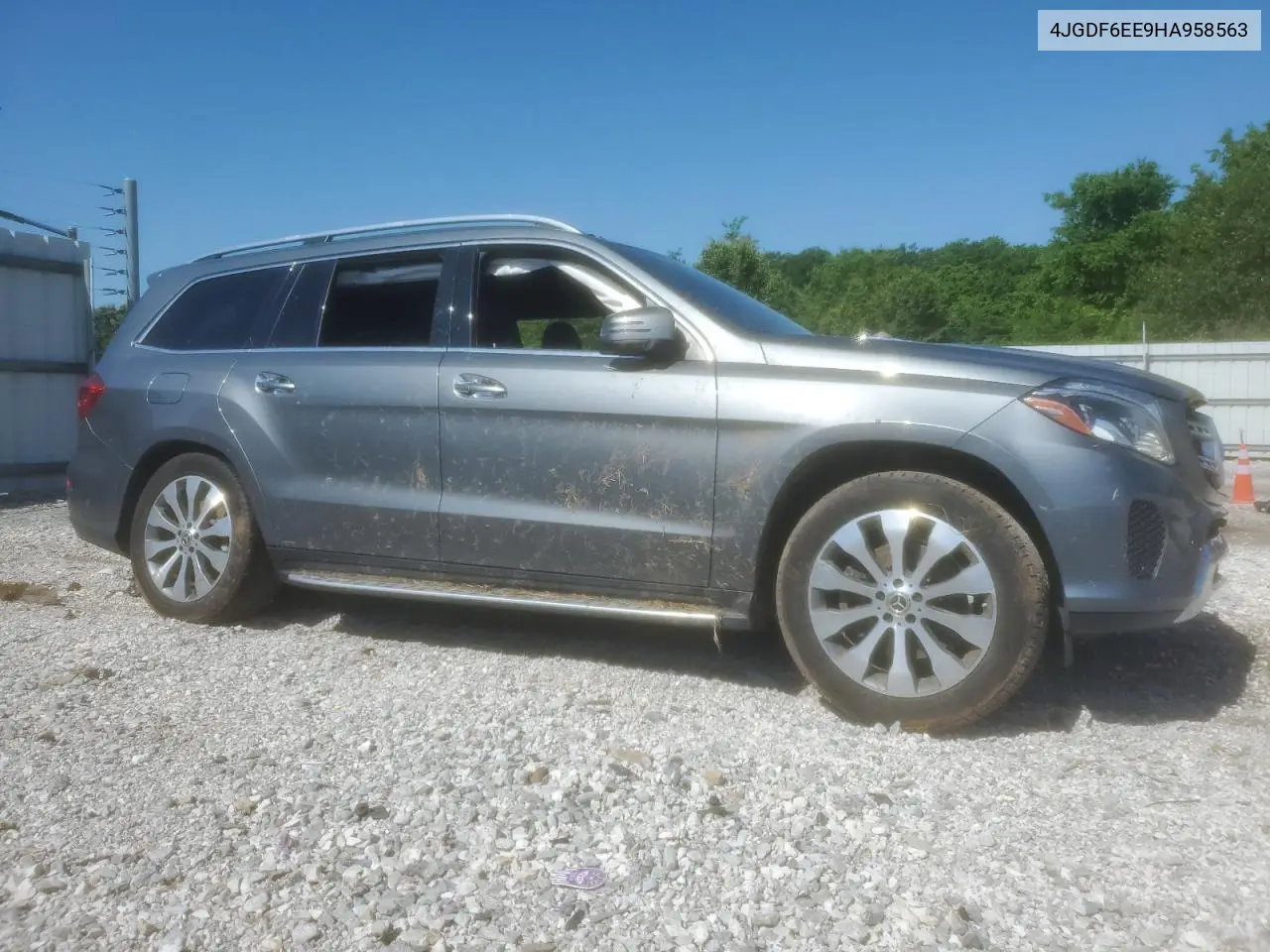 2017 Mercedes-Benz Gls 450 4Matic VIN: 4JGDF6EE9HA958563 Lot: 55851505