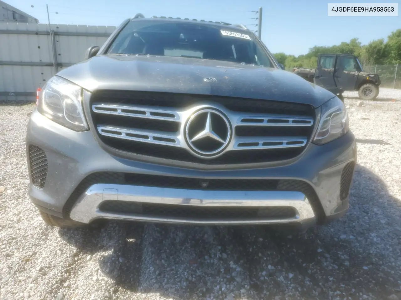 2017 Mercedes-Benz Gls 450 4Matic VIN: 4JGDF6EE9HA958563 Lot: 55851505