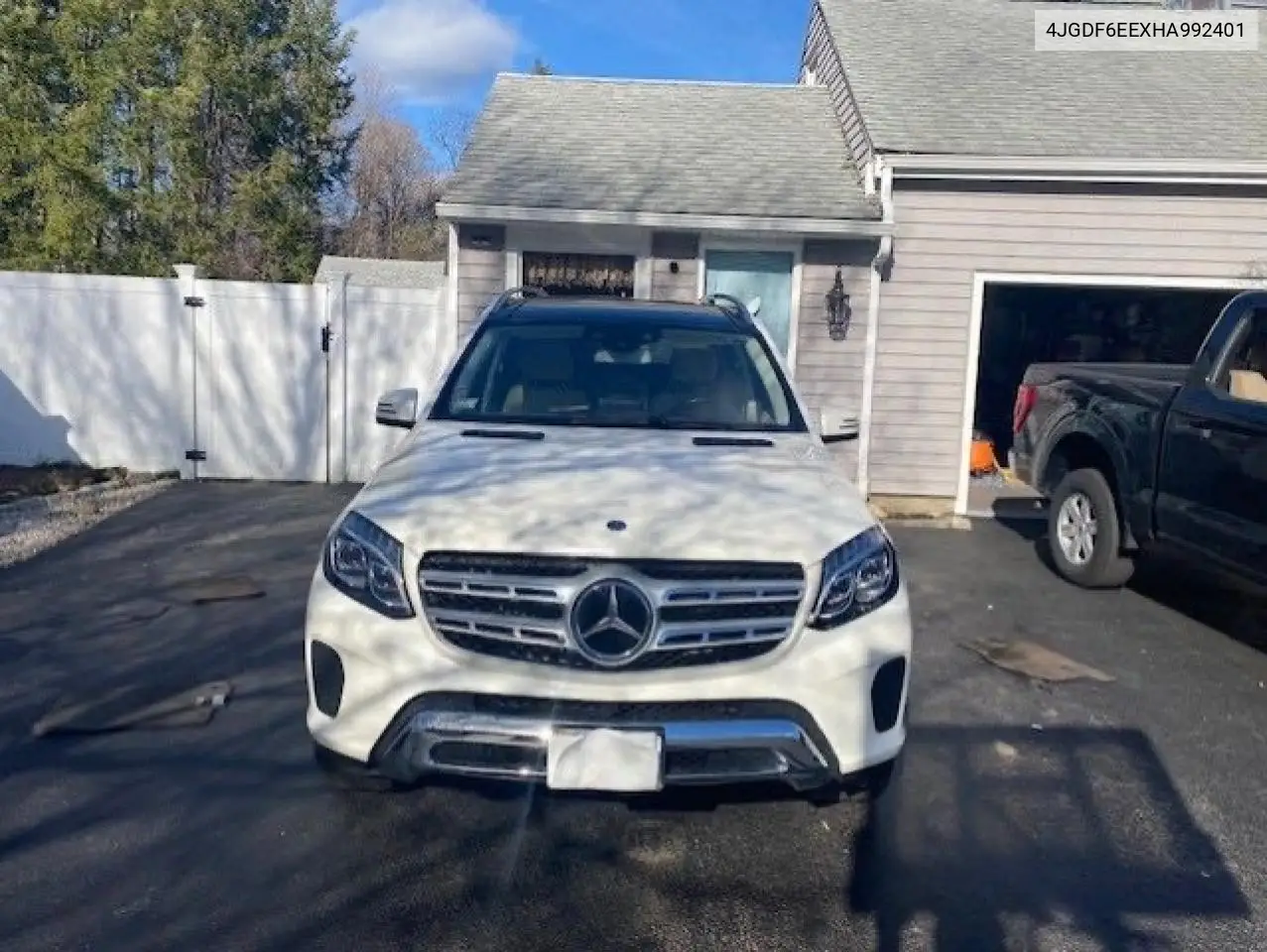 2017 Mercedes-Benz Gls 450 4Matic VIN: 4JGDF6EEXHA992401 Lot: 55933055