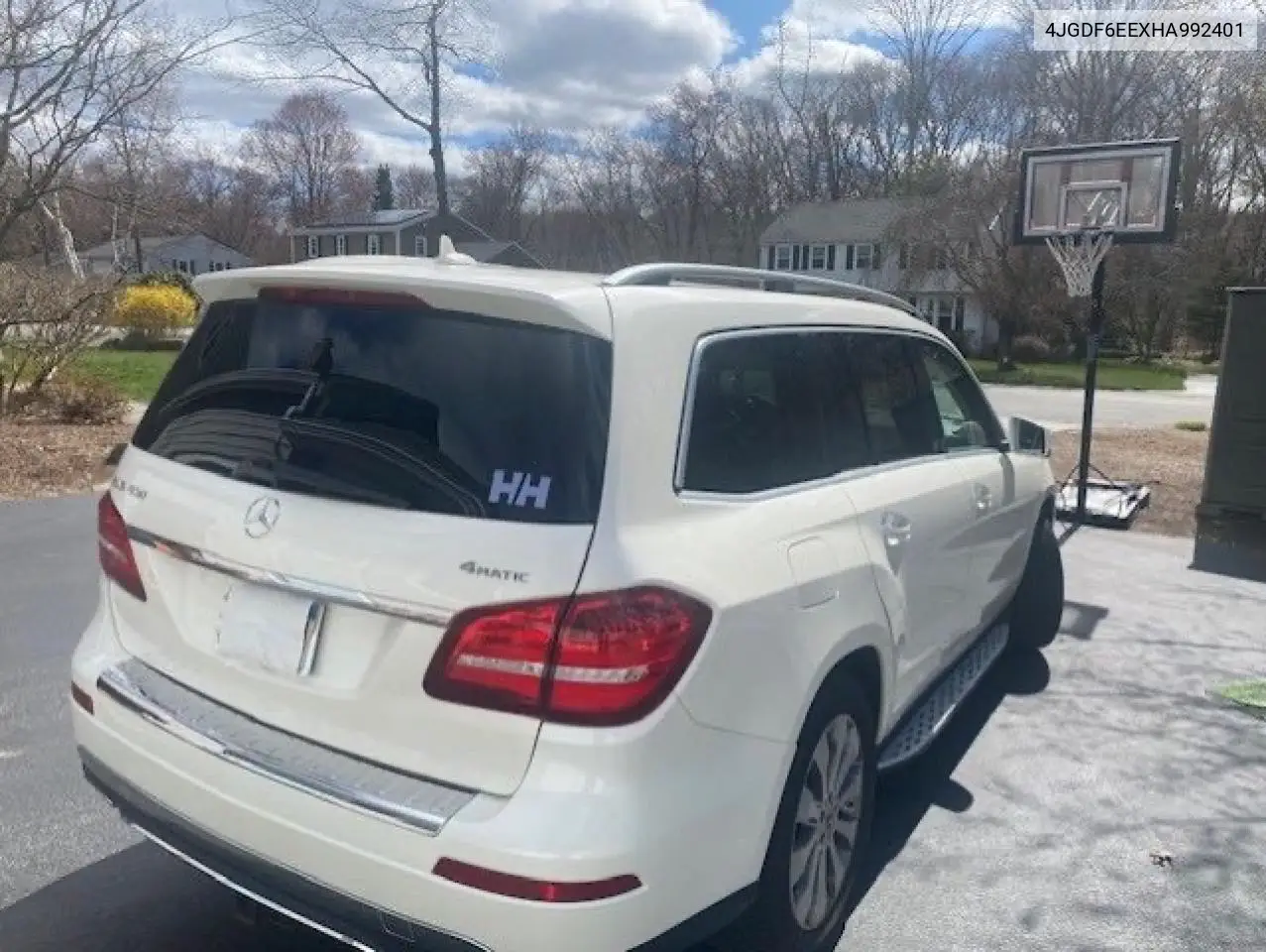 2017 Mercedes-Benz Gls 450 4Matic VIN: 4JGDF6EEXHA992401 Lot: 55933055