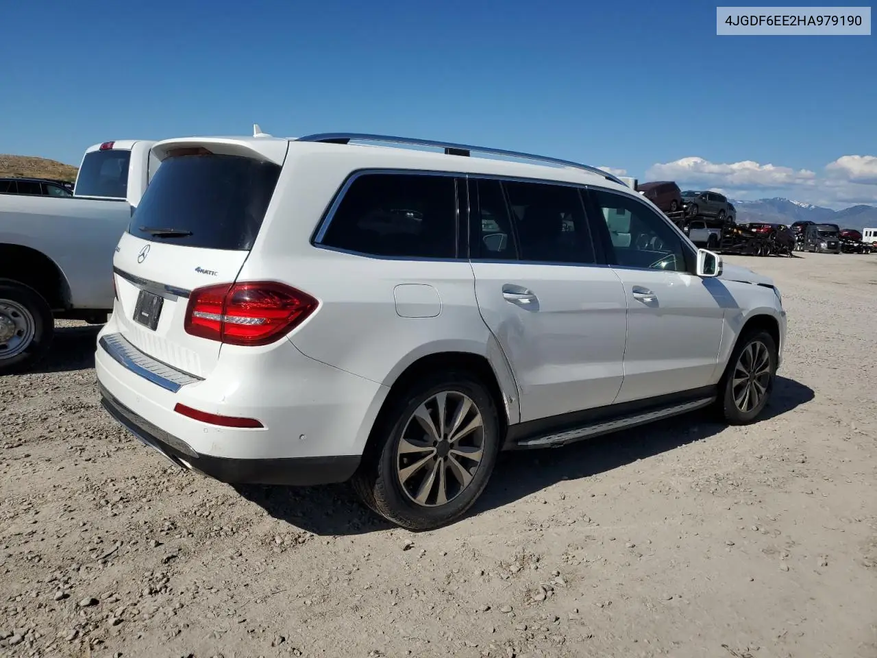 2017 Mercedes-Benz Gls 450 4Matic VIN: 4JGDF6EE2HA979190 Lot: 56078235