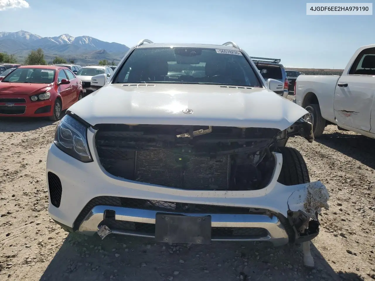 2017 Mercedes-Benz Gls 450 4Matic VIN: 4JGDF6EE2HA979190 Lot: 56078235