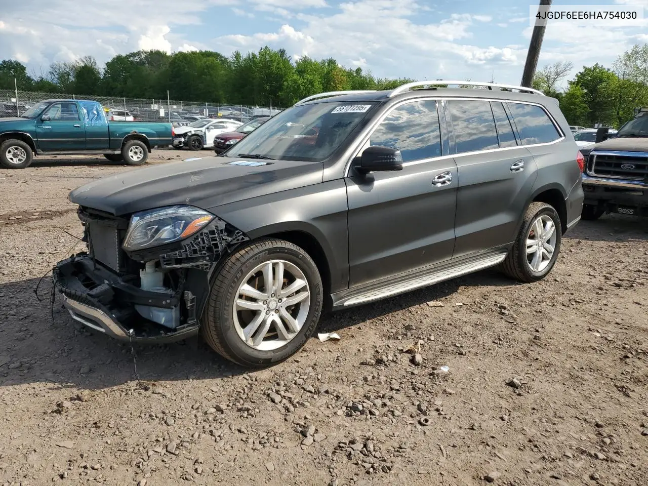 2017 Mercedes-Benz Gls 450 4Matic VIN: 4JGDF6EE6HA754030 Lot: 56101295
