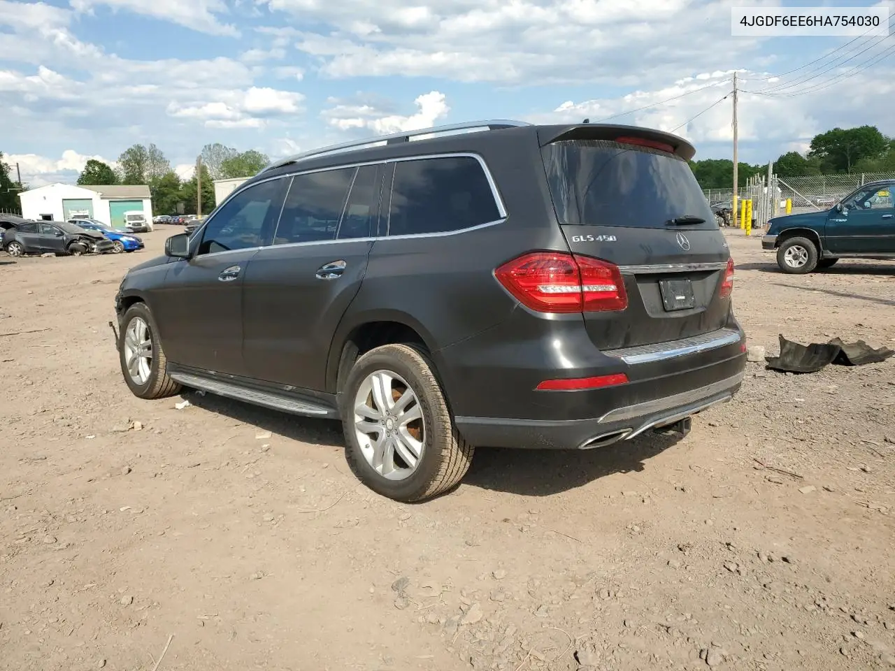 2017 Mercedes-Benz Gls 450 4Matic VIN: 4JGDF6EE6HA754030 Lot: 56101295