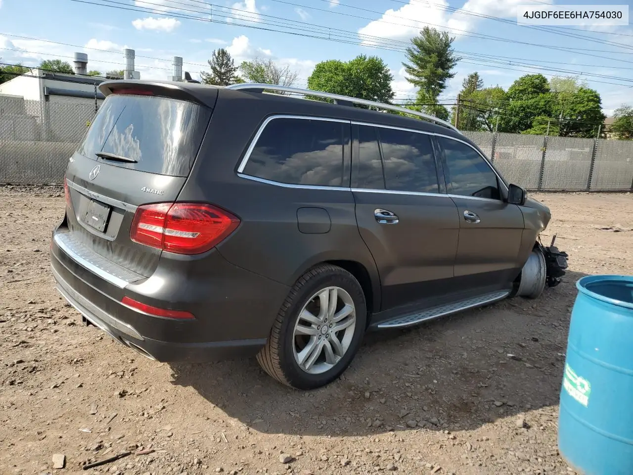 2017 Mercedes-Benz Gls 450 4Matic VIN: 4JGDF6EE6HA754030 Lot: 56101295