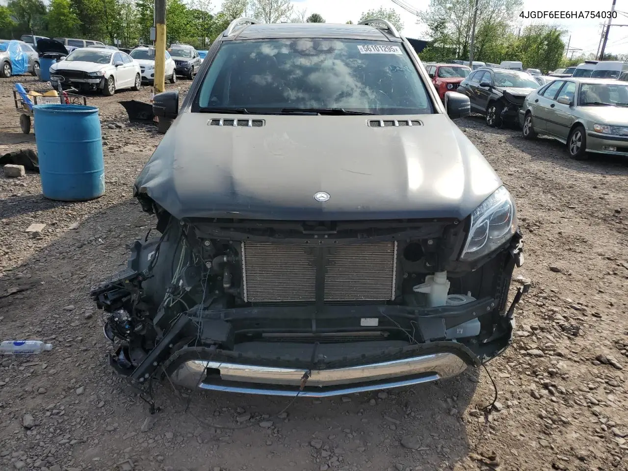 2017 Mercedes-Benz Gls 450 4Matic VIN: 4JGDF6EE6HA754030 Lot: 56101295
