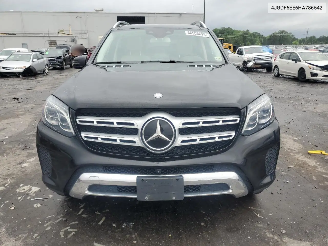 2017 Mercedes-Benz Gls 450 4Matic VIN: 4JGDF6EE6HA786542 Lot: 56505695