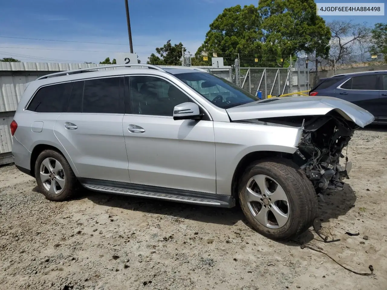 2017 Mercedes-Benz Gls 450 4Matic VIN: 4JGDF6EE4HA884498 Lot: 56709015