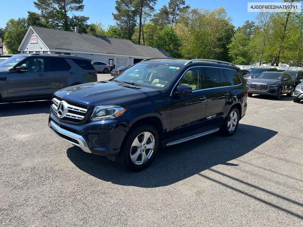 2017 Mercedes-Benz Gls 450 4Matic VIN: 4JGDF6EE2HA759791 Lot: 56986545